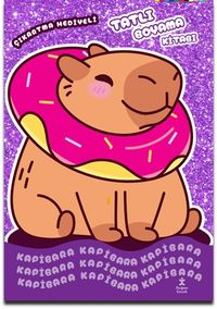 Kapibara - Tatlı Boyama Kitabı