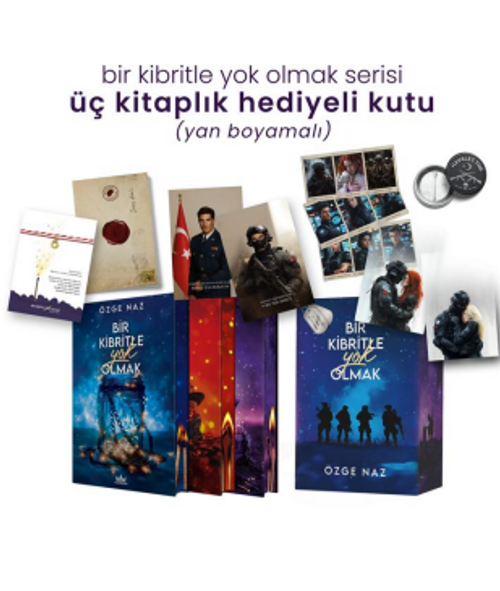 Bir Kibritle Yok Olmak Serisi – Üç Kitaplık Yan Boyamalı Hediyeli Kutu