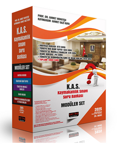 KAS Kaymakamlık Sınavı Test Soru Bankası Modüler 