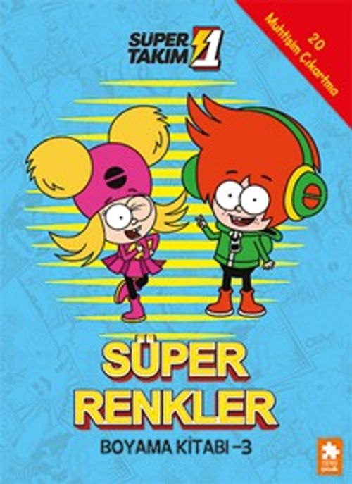 Süper 1 Takım Süper Renkler Boyama Kitabı 3