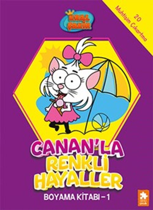 Kral Şakir / Canan'la Renkli Hayaller Boyama Kitabı 1