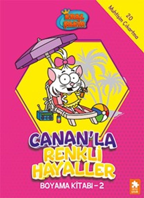 Kral Şakir / Canan'la Renkli Hayaller Boyama Kitabı 2