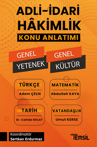 Adli- İdari Hakimlik Genel Yetenek - Genel Kültür Konu Anlatımı
