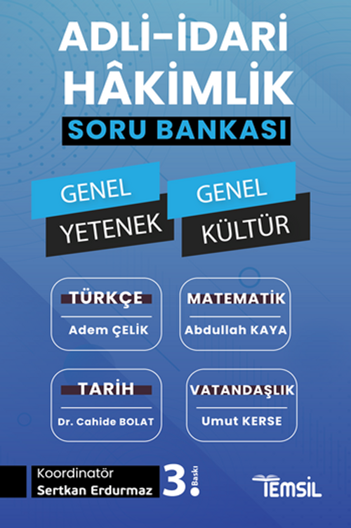 Adli-İdari Hakimlik Genel Yetenek - Genel Kültür Soru Bankası