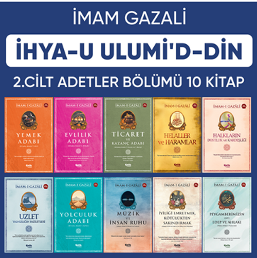 İhyau Ulumiddin 2.Cilt - (Âdetler Bölümü 10 Kitap)
