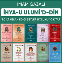 İhyau Ulumiddin 3. Cilt (Helak Edici Şeyler Bölümü 10 Kitap)