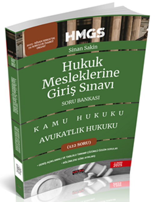 HMGS Avukatlık Hukuku Soru Bankası Savaş Yayınları Mayıs 2025