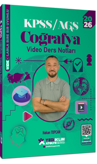 2026 KPSS AGS Atölye Serisi Genel Kültür Coğrafya Video Ders Notları