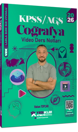 2026 KPSS AGS Atölye Serisi Genel Kültür Coğrafya Video Ders Notları