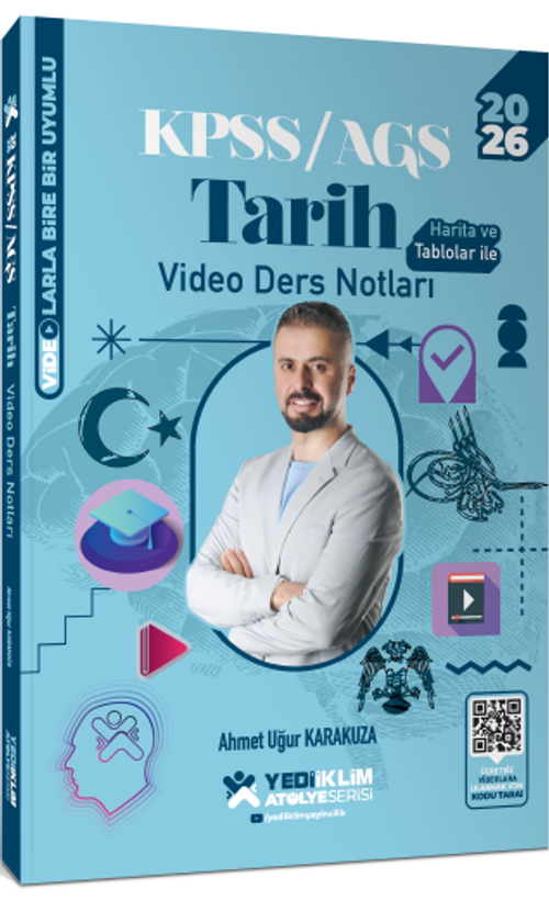 2026 KPSS AGS Atölye Serisi Genel Kültür Tarih Video Ders Notları