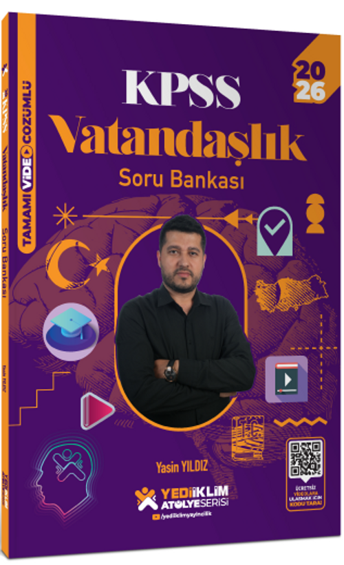 2026 KPSS Atölye Serisi Genel Kültür Vatandaşlık Tamamı Video Çözümlü Soru Bankası