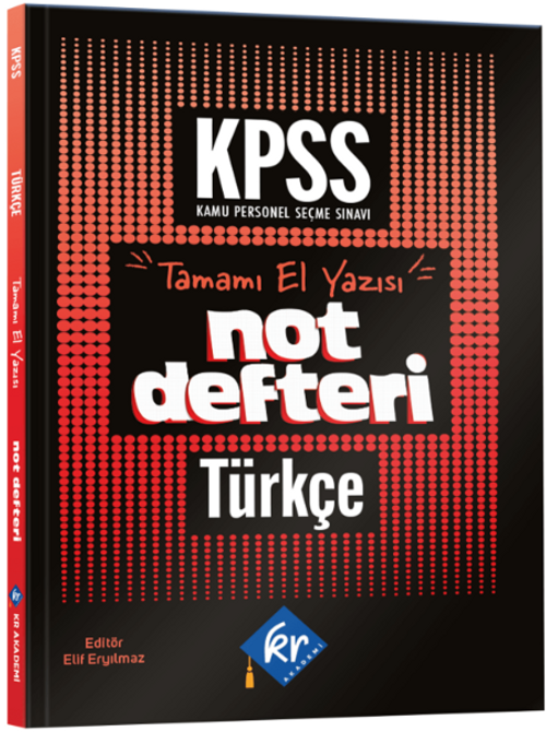 KPSS Türkçe Konu Anlatımlı Not Defteri