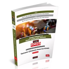HMGS İdare Hukuku ve İdari Yargılama Hukuku Tamamı Çözümlü Hazırlık Kitabı