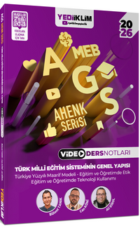 2026 MEB AGS Ahenk Serisi Türk Milli Eğitim Sisteminin Genel Yapısı Video Ders Notları