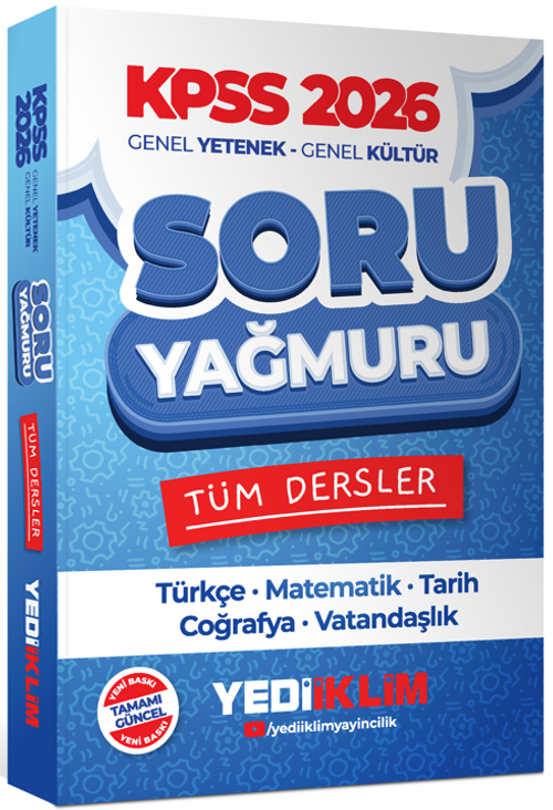 2026 KPSS Genel Yetenek Genel Kültür Tüm Dersler Soru Yağmuru