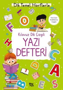 Kılavuz Dik Çizgili Yazı Defteri (Büyük Boy)