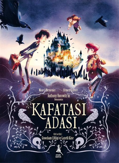 Kafatası Adası Cilt 1 ve Cilt 2 Groosham Çiftligi ve Lanetli Kase