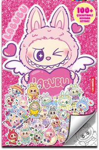 Labubu -  100+ Çıkartmalı Boyama Kitabı