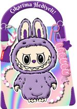 Mor Labubu - Çıkartma Hediyeli Boyama Kitabı