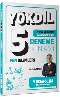 YÖKDİL Fen Bilimleri Tamamı Video Çözümlü 5 Deneme