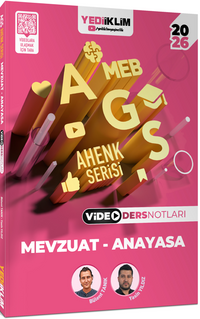 2026 MEB AGS Ahenk Serisi Mevzuat - Anayasa Video Ders Notları