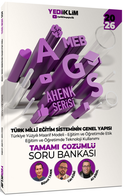2026 MEB AGS Ahenk Serisi Türk Milli Eğitim Sisteminin Genel Yapısı Tamamı Çözümlü Soru Bankası