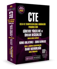 2025 CTE Adalet Bakanlığı Ceza ve Tevkifevleri Genel Müdürlüğü Personeli İçin Görevde Yükselme ve Ünvan Değişikliği Konu Anlatımlı Soru Bankası İdare Memurluğu