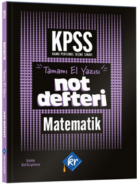 KPSS Matematik Konu Anlatımı Not Defteri