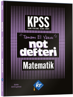 KPSS Matematik Konu Anlatımı Not Defteri