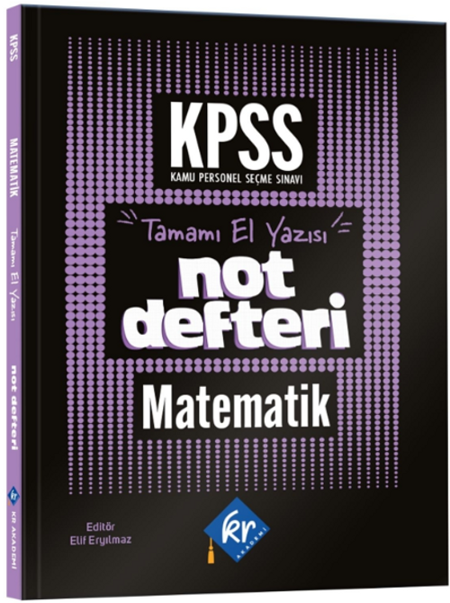 KPSS Matematik Konu Anlatımı Not Defteri
