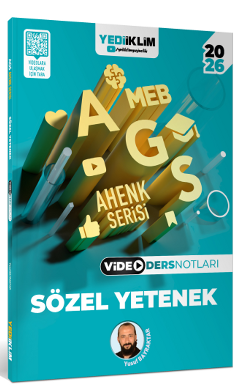 2026 MEB AGS Ahenk Serisi Sözel Yetenek Video Ders Notları