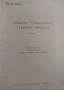 Türkiye Türkçesinin Tarihsel Sözlüğü / Örnek 23-D-22