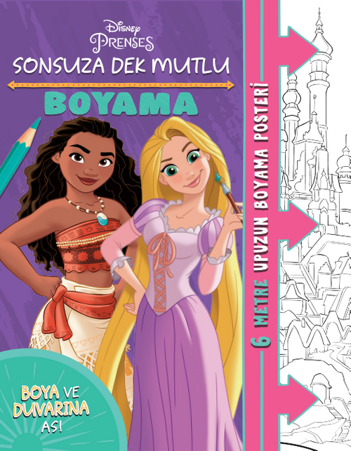 Disney Prenses Sonsuza Dek Mutlu Boyama
