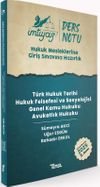 İmtiyaz HMGS Ders Notları Avukatlık Hukuku Hukuk Felsefesi ve Sosyolojisi T&uuml;rk Hukuk Tarihi
