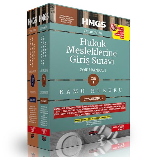 HMGS Hukuk Mesleklerine Giriş Sınavı Soru Bankası Ağustos 2025