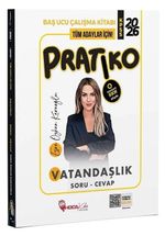 2026 KPSS Vatandaşlık Pratiko Soru Cevap Çalışma Kitabı 