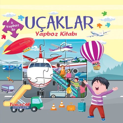 Uçaklar Yapboz Kitabı