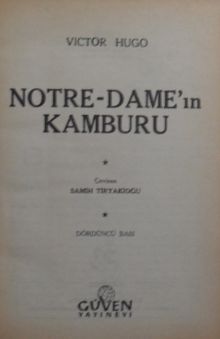 Notre Dame'in Kamburu / 8-G-39