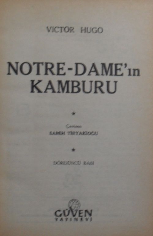Notre Dame'in Kamburu / 8-G-39