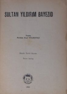 Sultan Yıldırım Bayezit / 8-G-49