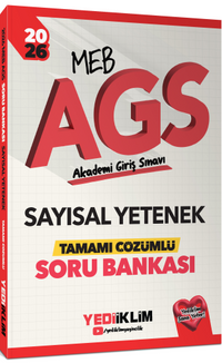 2026  MEB AGS Sayısal Yetenek Tamamı Çözümlü Soru Bankası