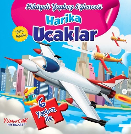 Hikayeli Yapboz Eğlencesi Harika Uçaklar