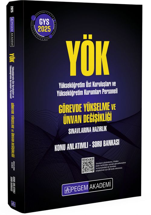 2025 GYS YÖK Görevde Yükselme ve Ünvan Değişikliği Konu Anlatımlı Soru Bankası