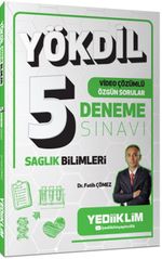 YÖKDİL Sağlık Bilimleri Video Çözümlü Özgün Sorular 5 Deneme Sınavı