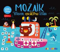 Mozaik Sticker (1.000+ Çıkartma) Kitabı - Siyah