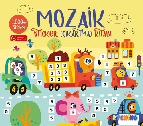 Mozaik Sticker (1.000+ Çıkartma) Kitabı - Sarı