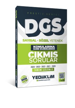 2026 DGS Prestij Serisi Sayısal Sözel Yetenek Konularına Göre Düzenlenmiş Tamamı Çözümlü Çıkmış Sorular