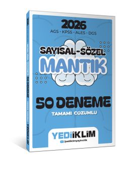 2026 AGS KPSS ALES DGS Sayısal Sözel Mantık Tamamı Çözümlü 50 Deneme