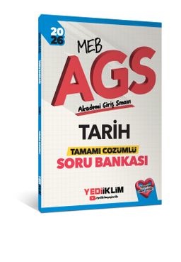 2026 MEB AGS Tarih Tamamı Çözümlü Soru Bankası