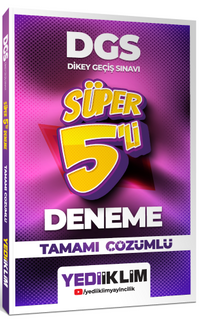2026 DGS Tamamı Çözümlü Süper 5'li Deneme
